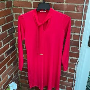 Michael Michael Kors holiday red dress size MED